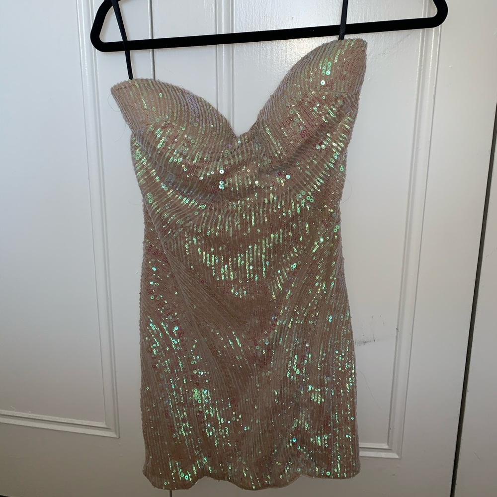 Bebe Sequins Dress